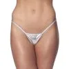 Micro String Argenté 2 Micro String Argenté -Lingerie boutique micro string argent 1