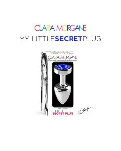 Plug Anal En Aluminium Avec Cristal Bleu - Taille S 5 Plug Anal En Aluminium Avec Cristal Bleu - Taille S -Lingerie boutique my little secret plug small 9