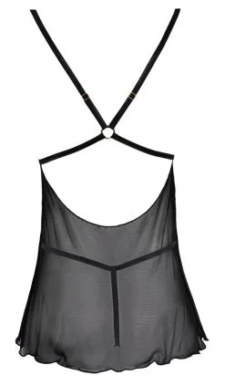 Nuisette En Dentelle Et Transparence -Lingerie boutique nuisette transparente cotelli 4