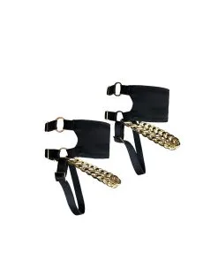 E.L.F. Zhou London Bijou De Chevilles En Satin Et Or - Obsidian