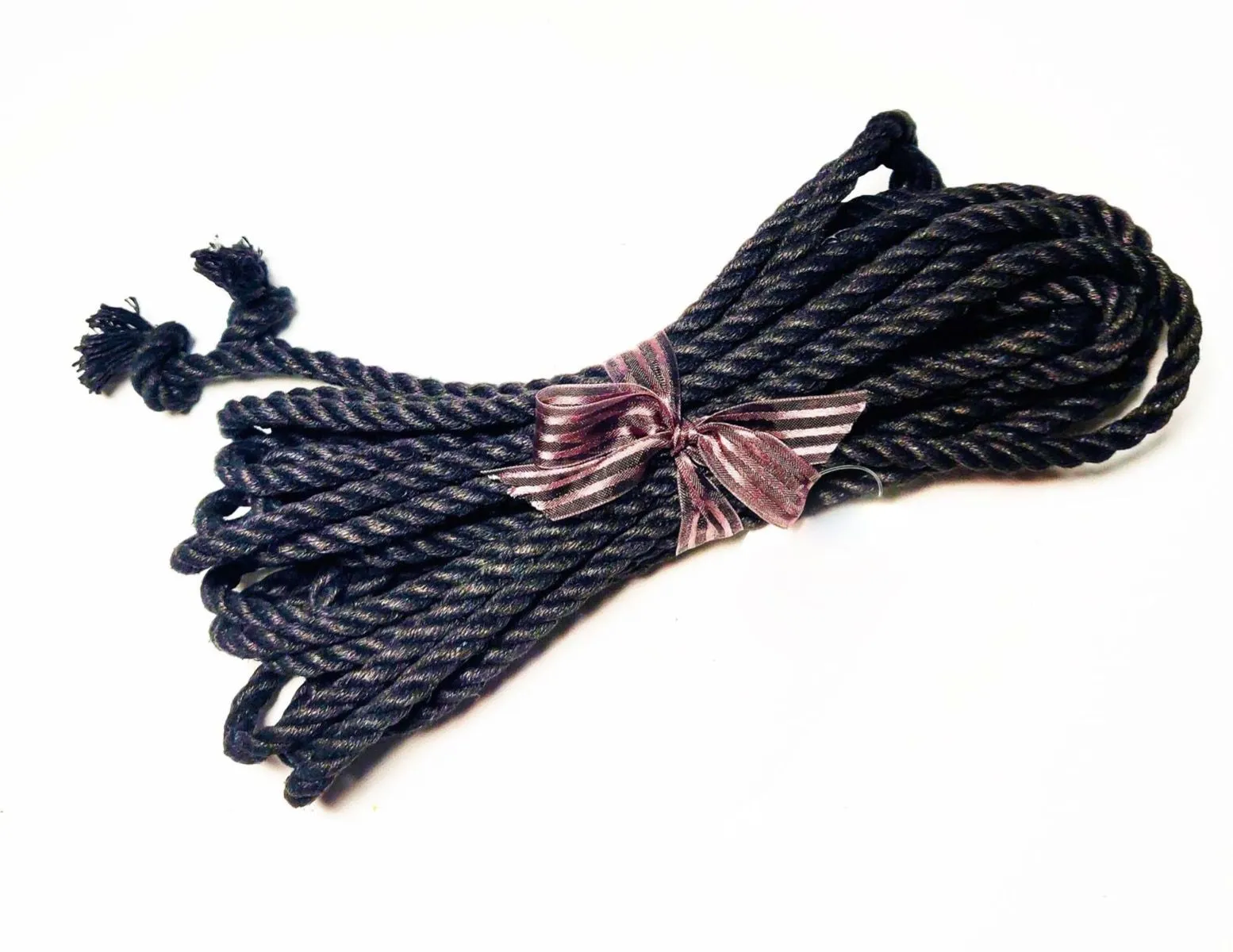 The Sinners Corde En Chanvre - 8m - Noire 4 The Sinners Corde En Chanvre - 8m - Noire – Image 2