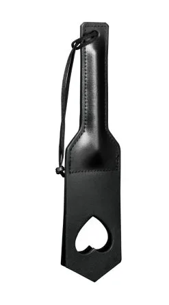 Dollhouse Paddle En Cuir Fendu - Découpe Cœur