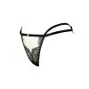 E.L.F. Zhou London Culotte Fesses Nues En Soie - Météorite -Lingerie boutique ouvert knicker 2