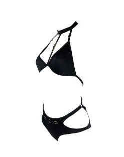 E.L.F. Zhou London Playsuit Maillot Avec Bijoux Plaqués Or - Pebble 11 E.L.F. Zhou London Playsuit Maillot Avec Bijoux Plaqués Or - Pebble -Lingerie boutique playsuit swimwear pebble 5