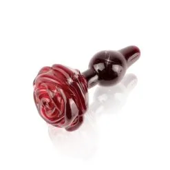 Plug En Verre Rose Rouge - Icicles N°76 6 Plug En Verre Rose Rouge - Icicles N°76 -Lingerie boutique plug verre icicle rose rouge 2