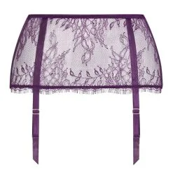 Maison Close Porte-jarretelles - Villa Satine - Violet 11 Maison Close Porte-jarretelles - Villa Satine - Violet -Lingerie boutique porte jarretelles villa satine violet 2