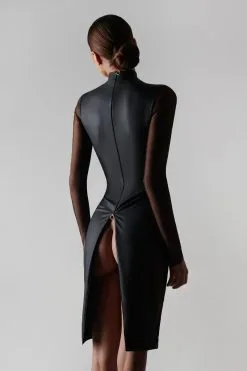 Maison Close Robe Ouvrable à Double Sens - Chambre Noire Or