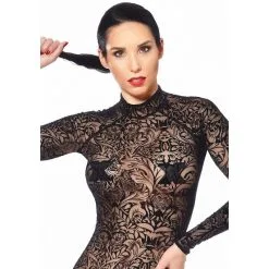 Patrice Catanzaro Robe Longue En Résille - Maori -Lingerie boutique robe maori 3