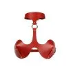 E.L.F. Zhou London Soutien-gorge Harnais En Cuir Rouge Et Or - Whiplash Red -Lingerie boutique sculpted whiplash choker red 3