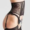 Maison Close Serre-taille Porte-jarretelles - Accroche Coeur -Lingerie boutique serre taille pj accroche coeur 1