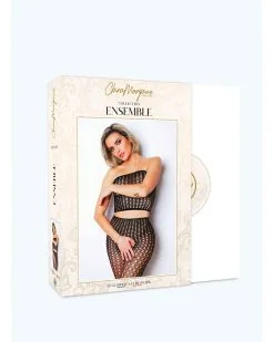 Bodystocking En Résille Avec Legging Et Top