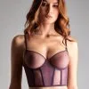 Maison Close Soutien-gorge Bustier - L'Amoureuse - Orchidée Violette 2 Maison Close Soutien-gorge Bustier - L'Amoureuse - Orchidée Violette -Lingerie boutique sg bustier l amoureuse orchidee violette 1