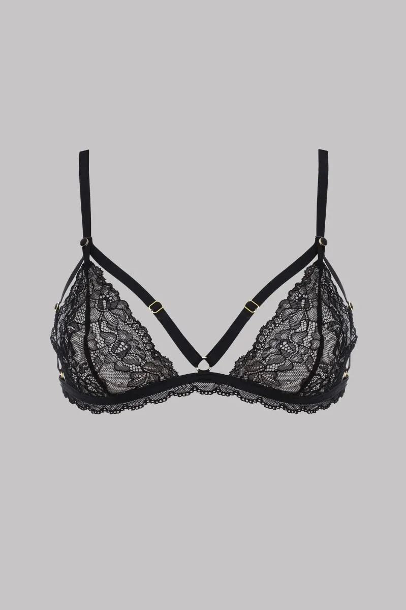 Maison Close Soutien-gorge Triangle Ouvrable - Le Petit Secret 4 Maison Close Soutien-gorge Triangle Ouvrable - Le Petit Secret – Image 2