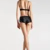 Maison Close Short En Soie - Rendez-vous Noir 2 Maison Close Short En Soie - Rendez-vous Noir -Lingerie boutique short rendez vous noir 6