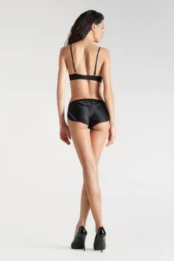 Maison Close Short En Soie - Rendez-vous Noir