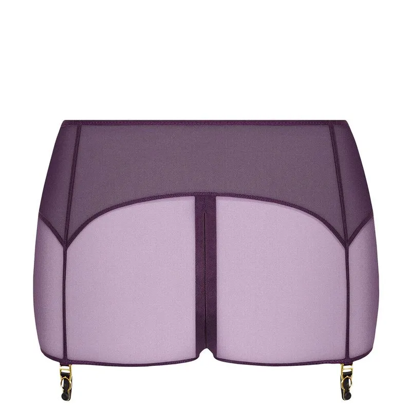Maison Close Shorty Zippé Porte-jarretelles - L'Amoureuse - Orchidée Violette 4 Maison Close Shorty Zippé Porte-jarretelles - L'Amoureuse - Orchidée Violette – Image 2