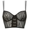 Atelier Amour Soutien-gorge Bustier En Dentelle Graphique - Onde Sensuelle -Lingerie boutique soutien gorge bustier onde sensuelle 1 1