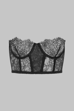 Maison Close Soutien-gorge Bustier - Rendez-vous Noir 13 Maison Close Soutien-gorge Bustier - Rendez-vous Noir -Lingerie boutique soutien gorge corset rendez vous noir 4 1