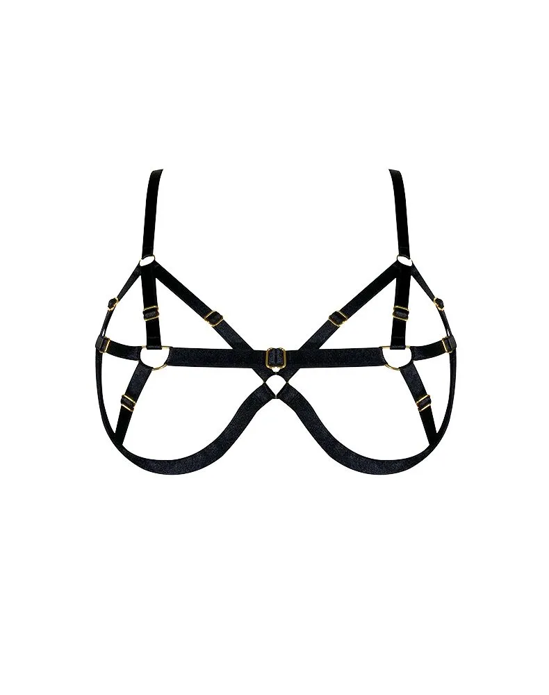 E.L.F. Zhou London Soutien-gorge Cage D-Ring - Bondage Bodywear 4 E.L.F. Zhou London Soutien-gorge Cage D-Ring - Bondage Bodywear – Image 2