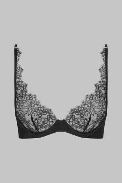 Maison Close Soutien-gorge Foulard En Dentelle Et Soie - Rendez-vous Noir 10 Maison Close Soutien-gorge Foulard En Dentelle Et Soie - Rendez-vous Noir -Lingerie boutique soutien gorge foulard rdv noir 4
