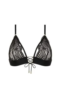 Atelier Amour Soutien-gorge Triangle En Dentelle Avec Laçage - Enlace Moi