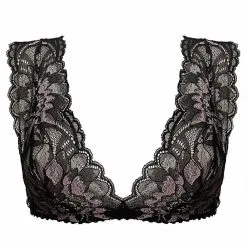 Paloma Casile Soutien-gorge Triangle En Dentelle Irisée - Isis -Lingerie boutique soutien gorge triangle isis 4