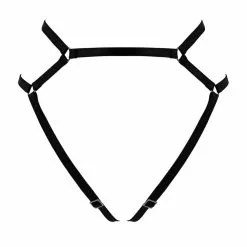 Paloma Casile Harnais String Avec Bijou Argent - Johnny