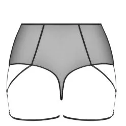 Maison Close String Taille Haute - L'Amoureuse - Dahlia Noir 11 Maison Close String Taille Haute - L'Amoureuse - Dahlia Noir -Lingerie boutique string haut l amoureuse dahlia 4