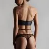 Maison Close String Avec Lanières - Chambre Noire Or -Lingerie boutique string lanieres chambre noire or 8