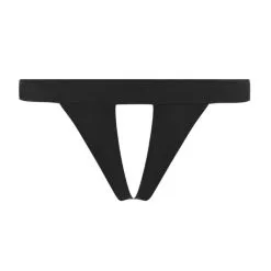 Maison Close String Ouvrable - Noir - Tapage Nocturne -Lingerie boutique string ouvert tapage nocturne 4