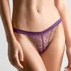 Maison Close Mini String - Villa Satine - Violet 2 Maison Close Mini String - Villa Satine - Violet -Lingerie boutique string villa satine violet 1