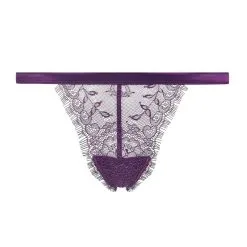 Maison Close Mini String - Villa Satine - Violet -Lingerie boutique string villa satine violet 2