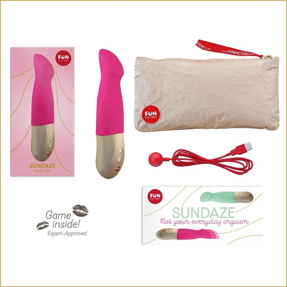 Fun Factory Vibromasseur Avec Pulsations Sundaze - Rose 3 Fun Factory Vibromasseur Avec Pulsations Sundaze - Rose