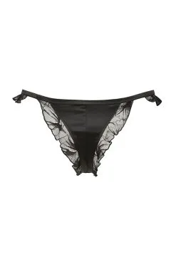 Atelier Amour Tanga En Satin Et Dentelle - Nuit à Broadway -Lingerie boutique tanga nuit a broadway 1