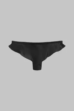 Maison Close Tanga En Soie - Rendez-vous Noir 13 Maison Close Tanga En Soie - Rendez-vous Noir -Lingerie boutique tanga rendez vous noir 5