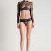 Maison Close Top Manches Longues - Chambre Noire Or -Lingerie boutique top manches longues chambre noire or 6