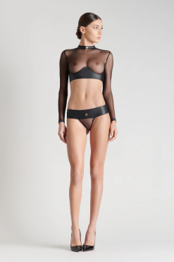 Maison Close Top Manches Longues - Chambre Noire Or