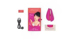 Womanizer Liberty - Lily Allen -Lingerie boutique wmz liberty lily allen packaging flatlay box transparent