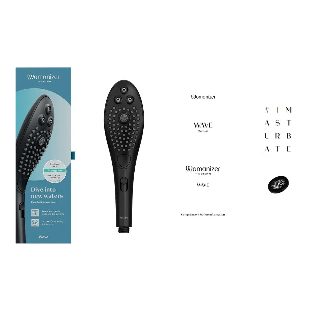 Womanizer Wave Stimulateur Douche - Noir 8 Womanizer Wave Stimulateur Douche - Noir – Image 6