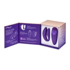 We-Vibe Vibromasseur Télécommandé Pour Couple Chorus - Violet 23 We-Vibe Vibromasseur Télécommandé Pour Couple Chorus - Violet -Lingerie boutique wvi chorus purple packaging jpg 12